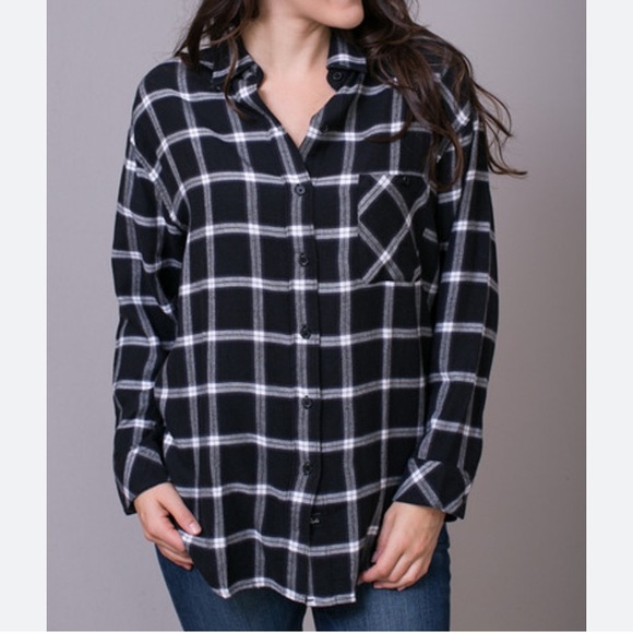 J. Crew Factory Tops - J. Crew Factory Plaid Flannel, size XS